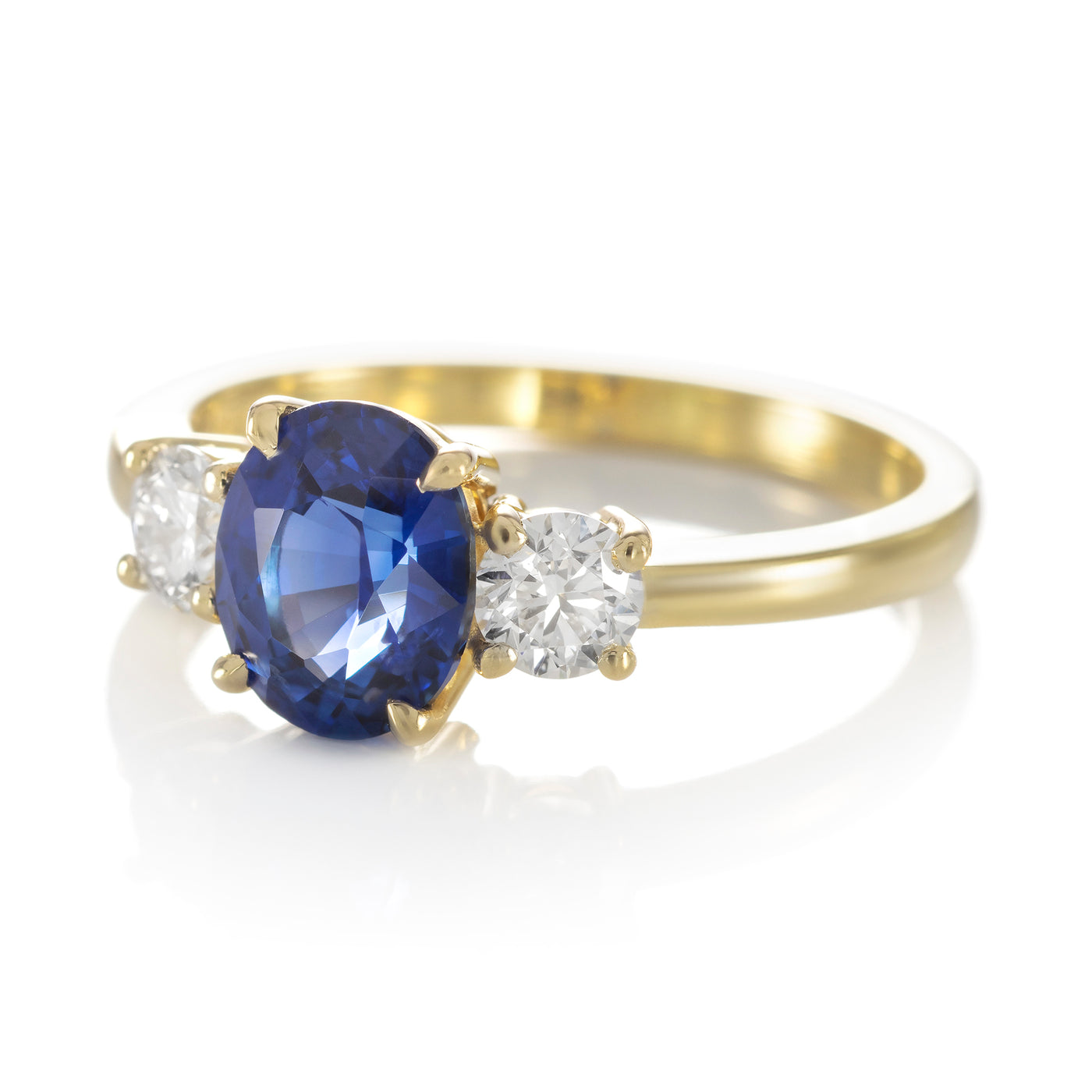 Ring Capucine Blauer Saphir