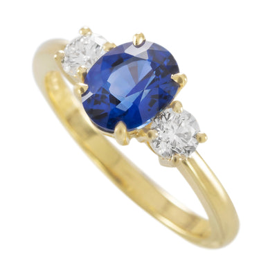 Ring Capucine Blauer Saphir