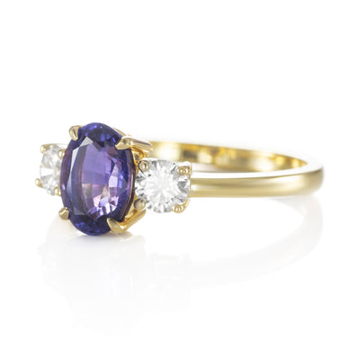 Ring Capucine Mauve Saphir 