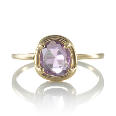 Ring Blattsaphir Violet- Mini