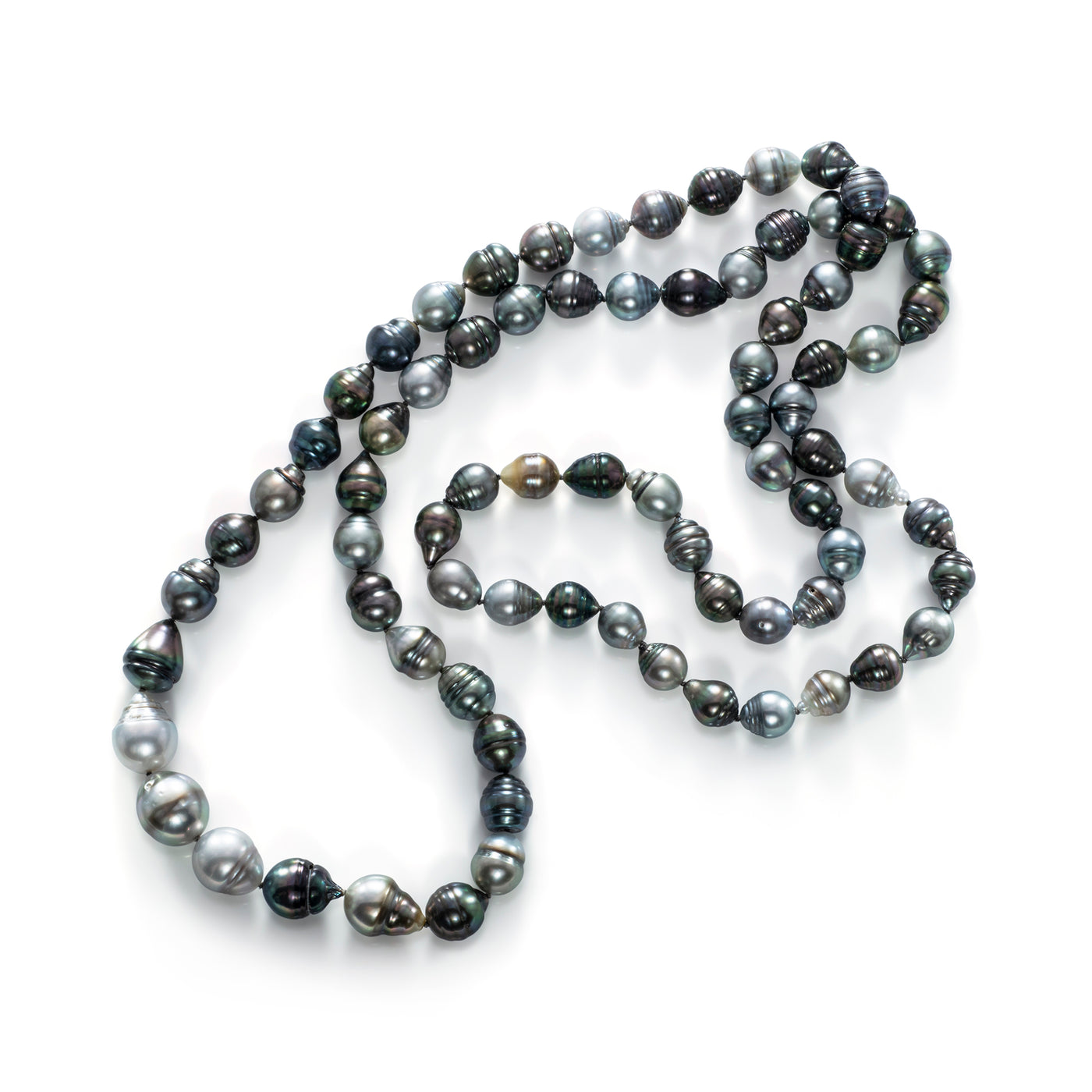 Sautoir-Halskette Perlen aus Tahiti