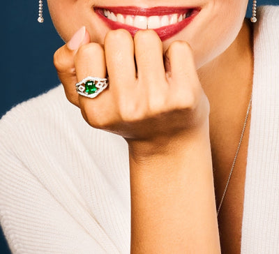 Green Thérèse ring