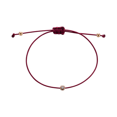 Mia bracelet - burgundy