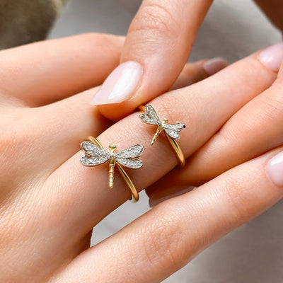 Dragonfly ring - 11 mm