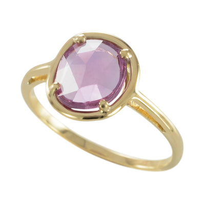Sapphire Petal Ring "Maxi" - pink sapphire