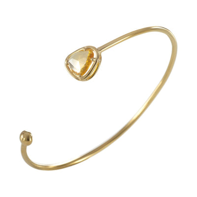 Yellow Sapphire Petal Bracelet