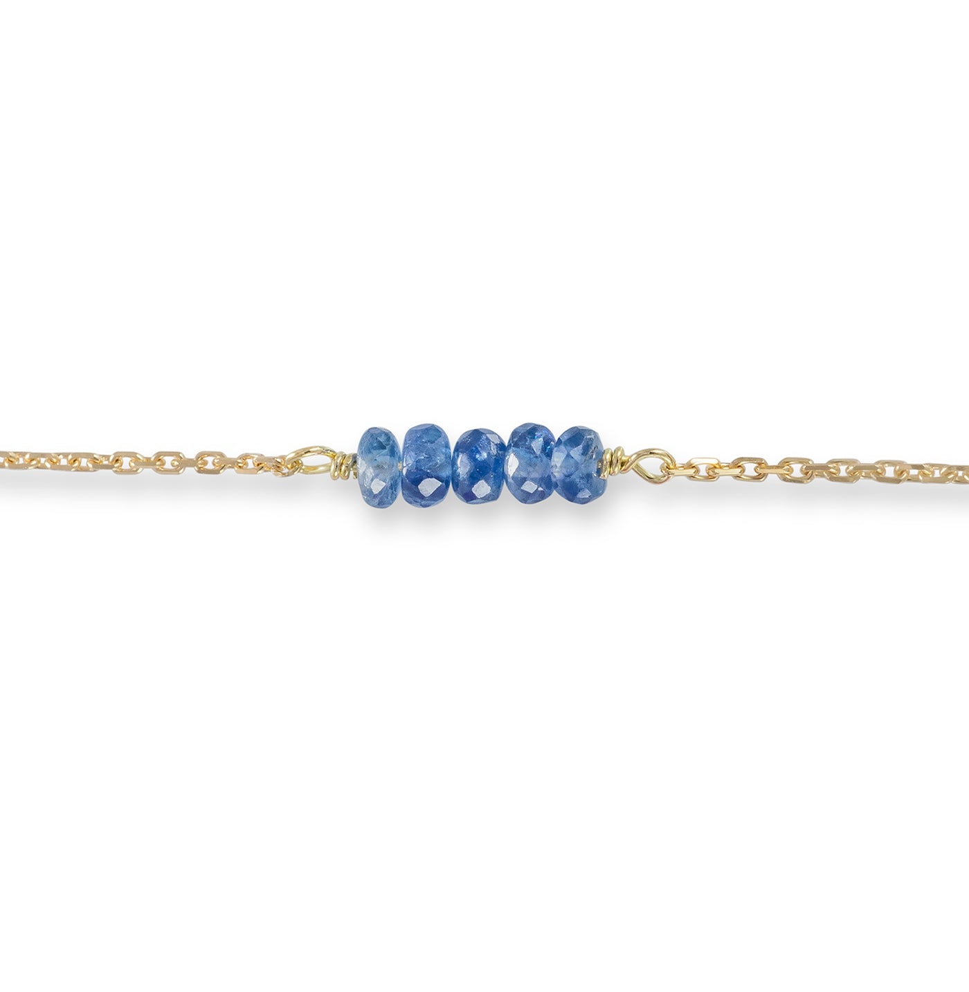 Bracelet "Gourmandise" Blue sapphire