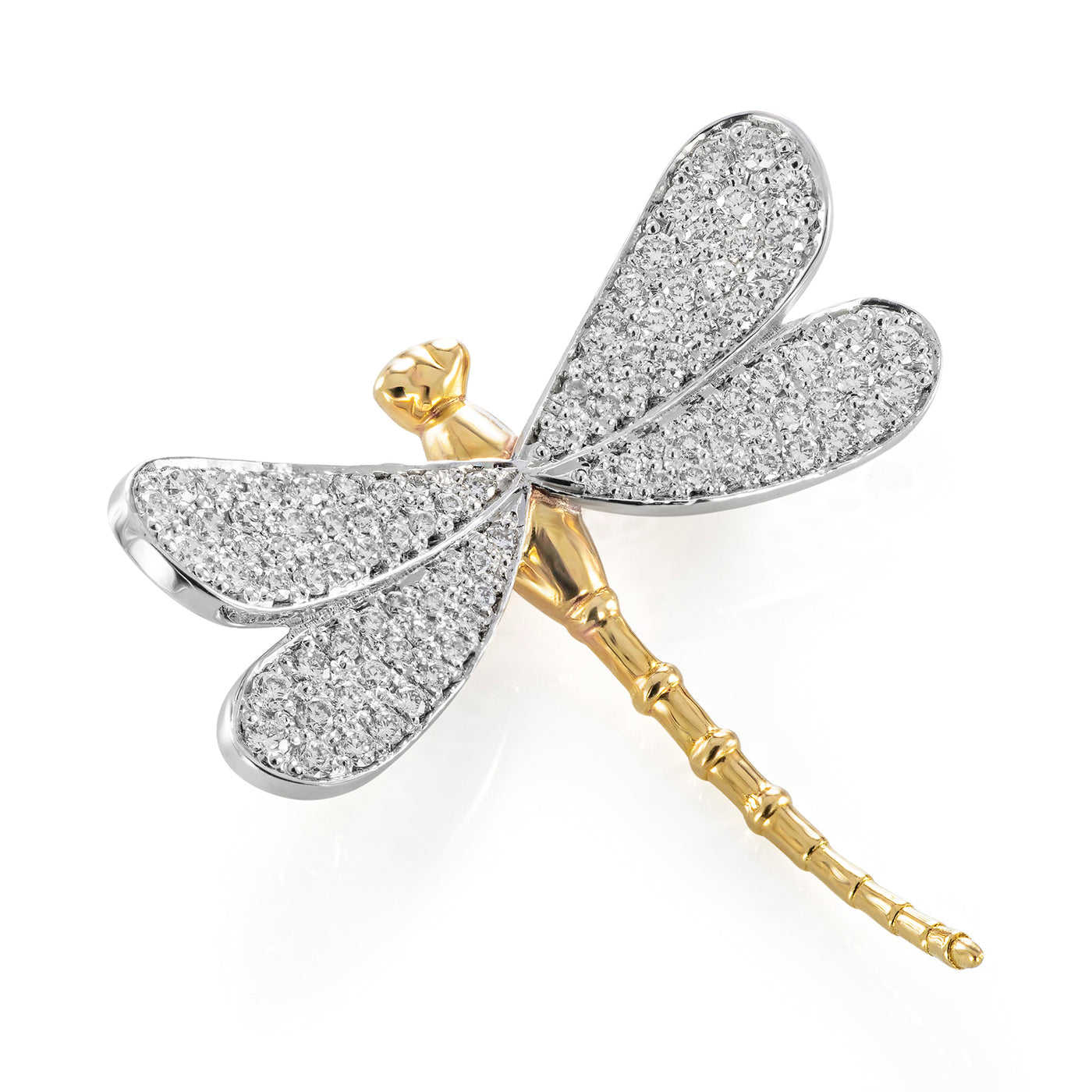 Large dragonfly brooch