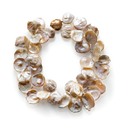 Keshi pearl necklace