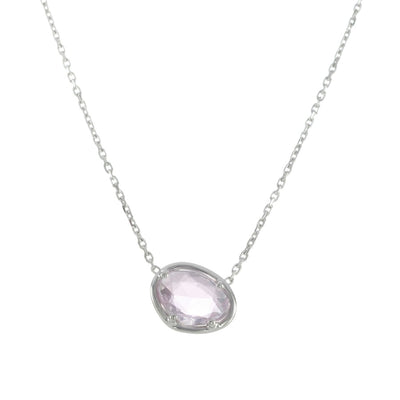 Pink Sapphire Petal necklace