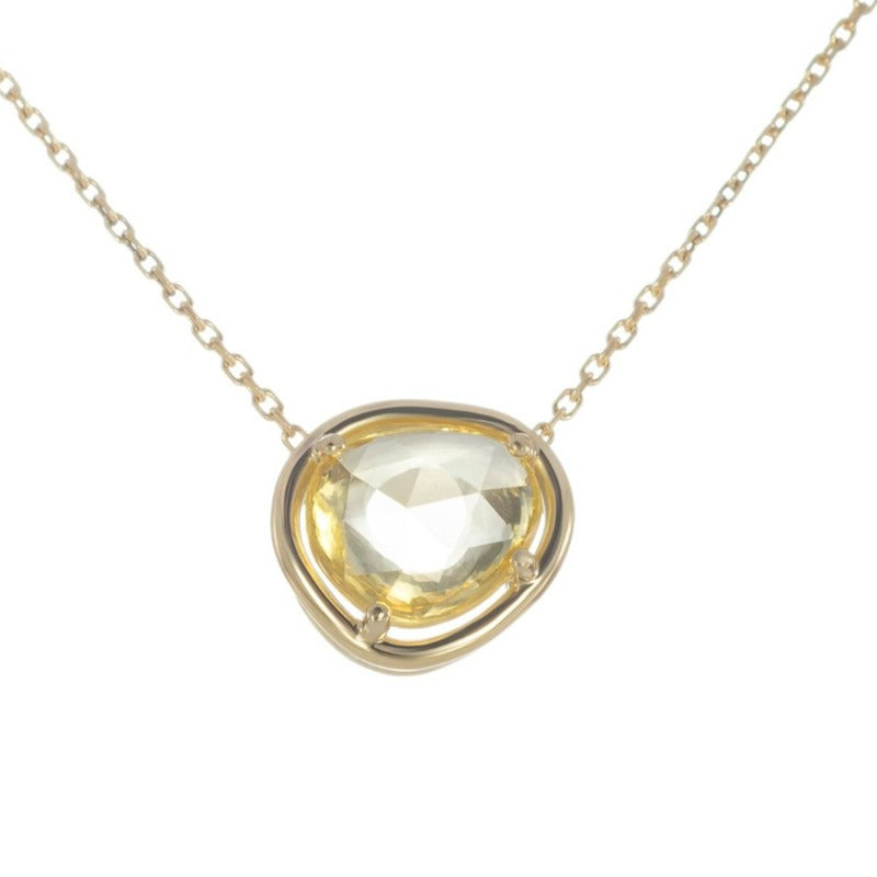 Yellow Sapphire Petal Necklace