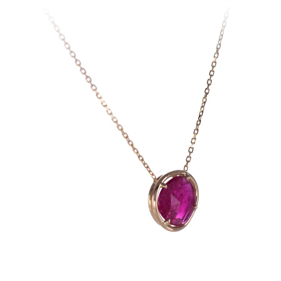 Ruby Petal Necklace - Small