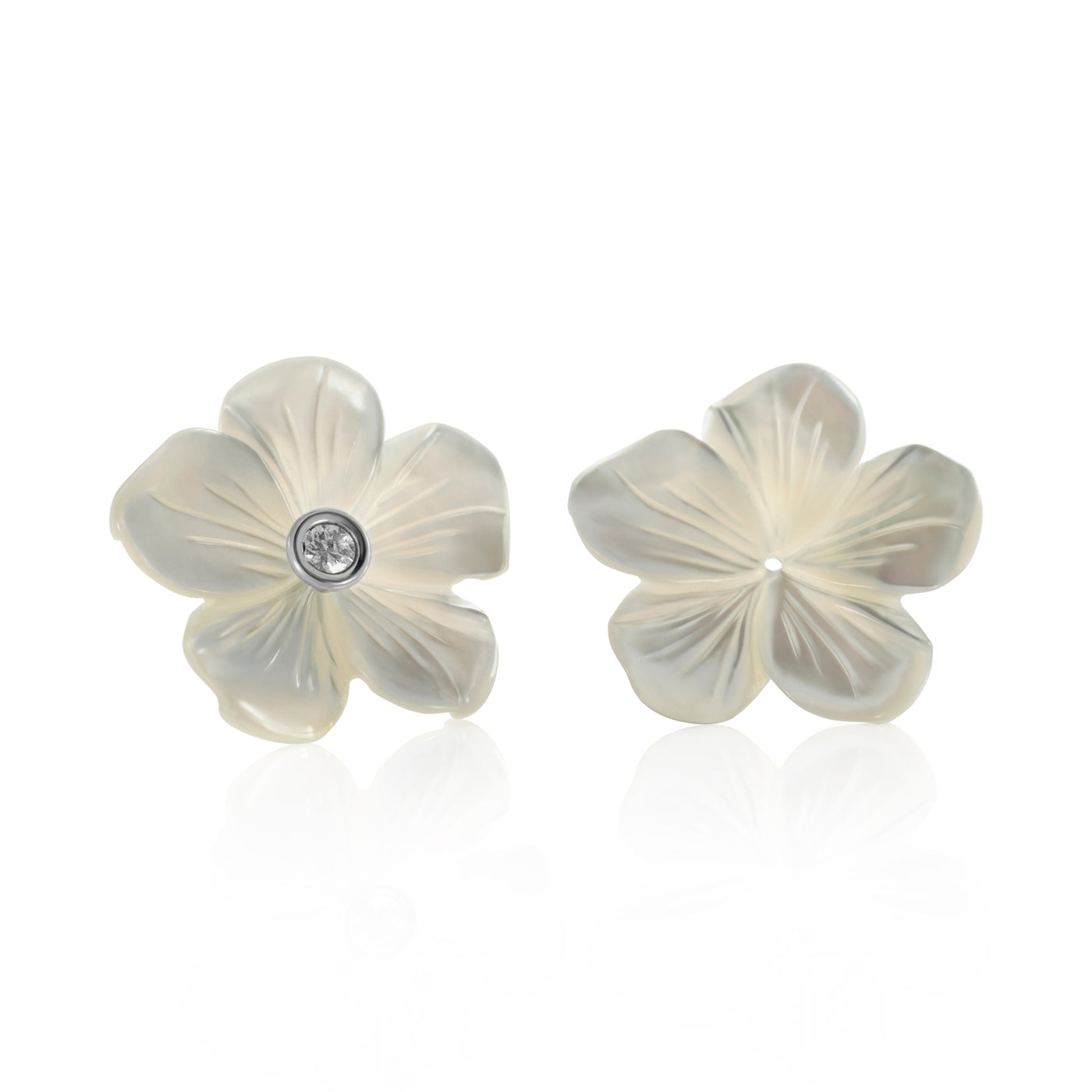 Precious flowers * Mother of pearl 5 petals - 24 mm