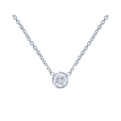 Catherine Necklace - prong setting 0,30 ct