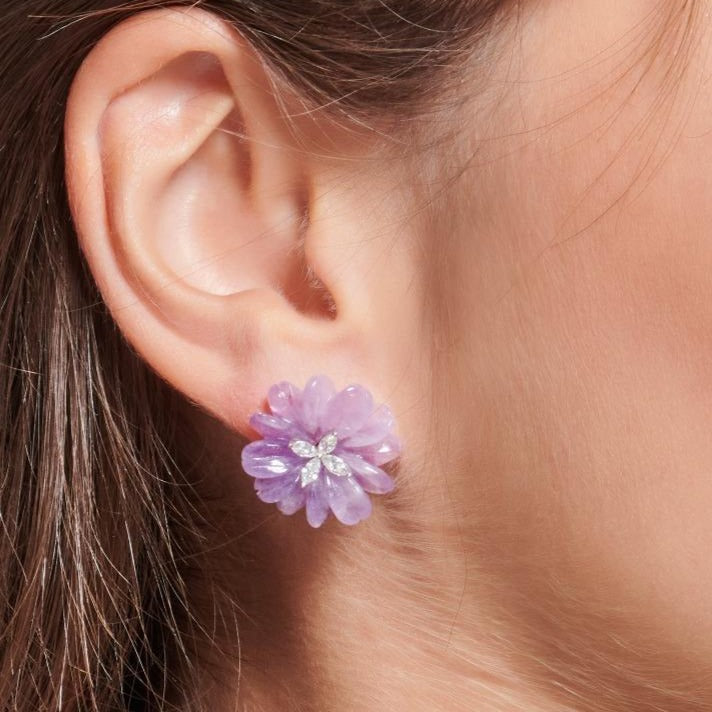 Precious flowers * Amethyst 16 mm