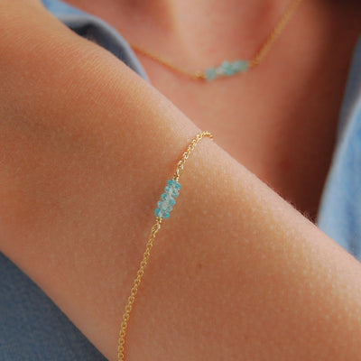 Bracelet "Gourmandise" Apatite