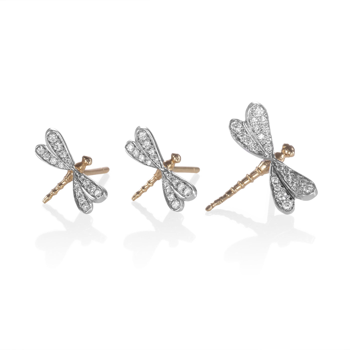 Dragonfly studs 11 mm - Price per piece