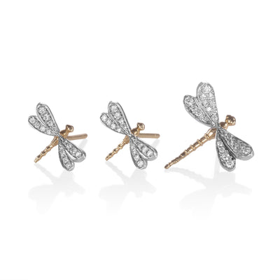 Dragonfly studs 11 mm - Price per piece