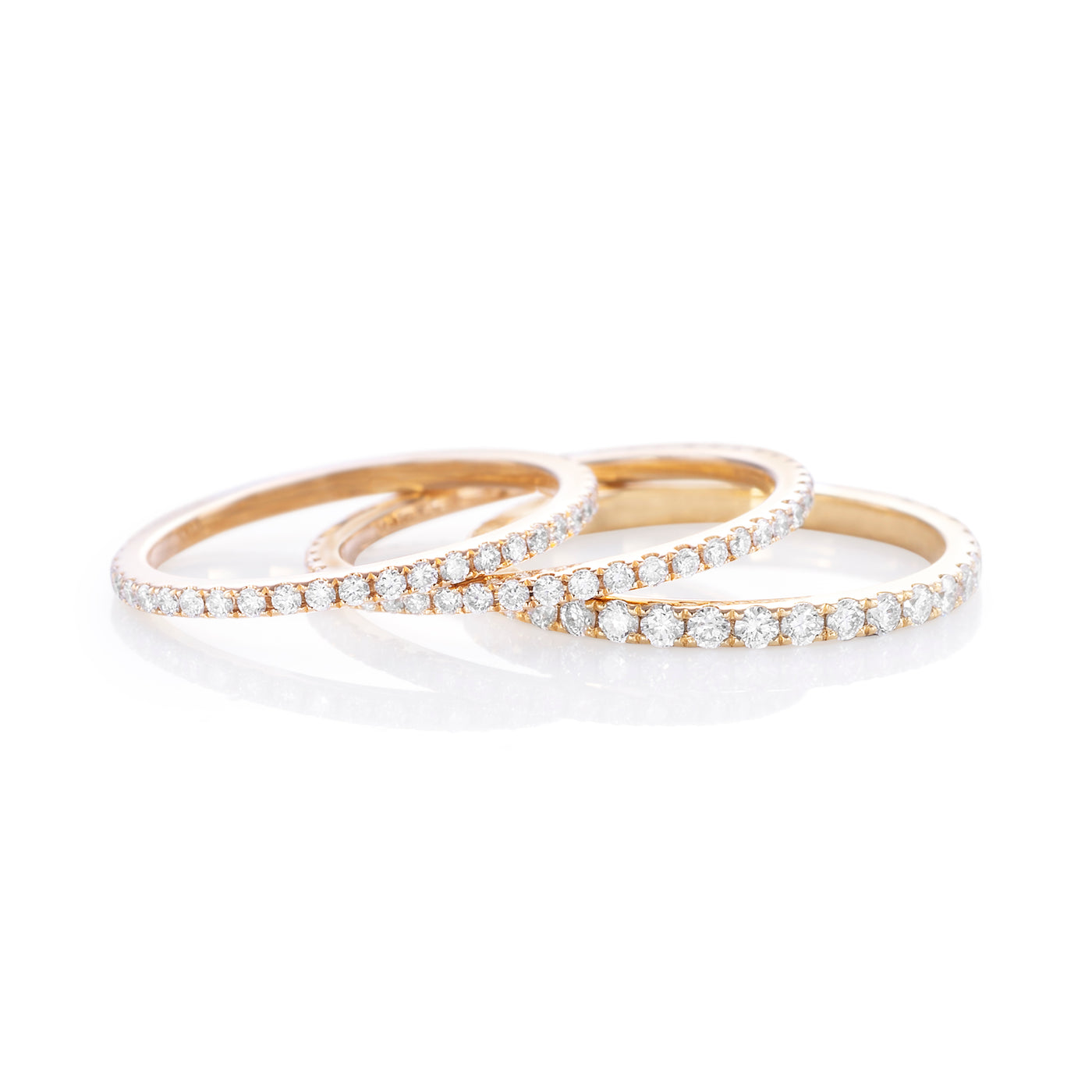 Emilie wedding band yellow gold