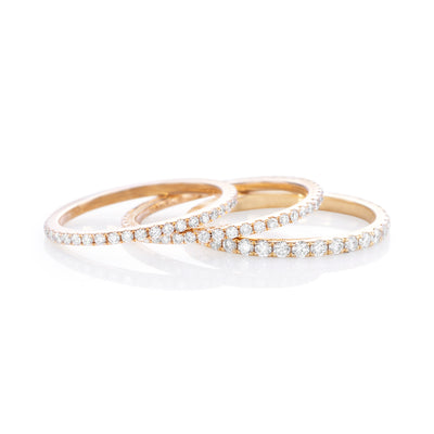 Yellow gold Emilie wedding Band - wide band