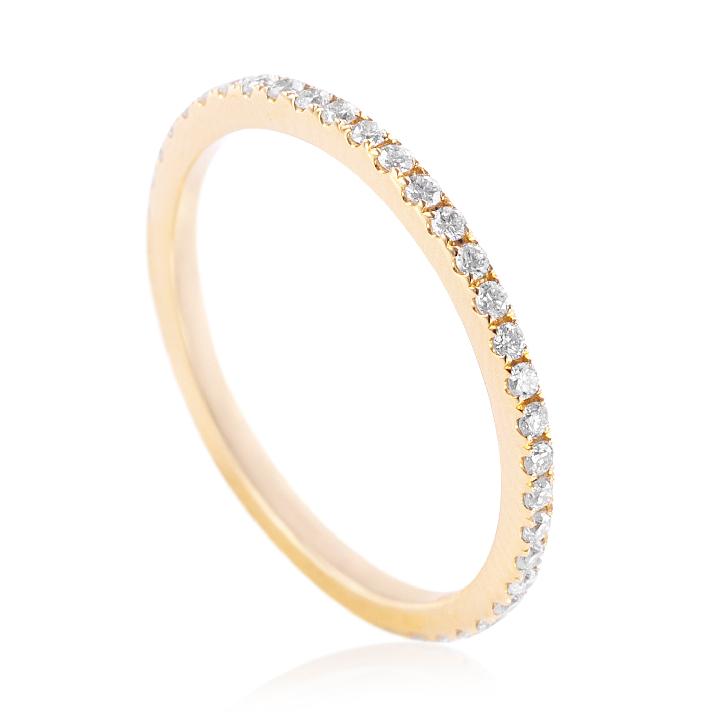 Emilie wedding band yellow gold