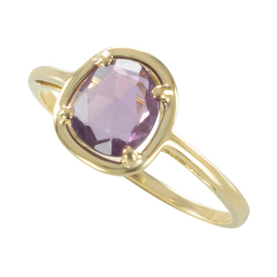 Ring Sapphire Petal - paarse saffier - Mini