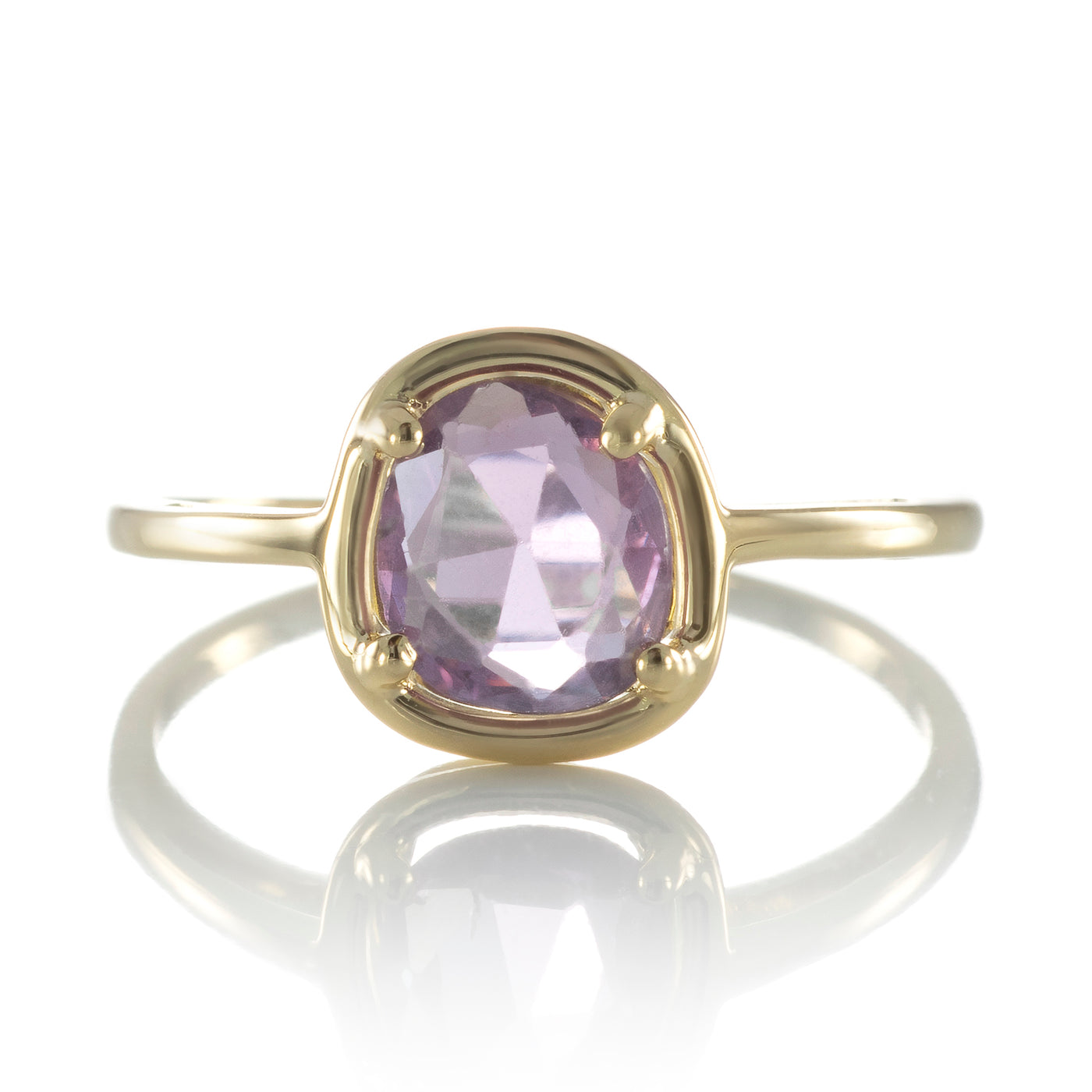 Ring Sapphire Petal - paarse saffier - Mini