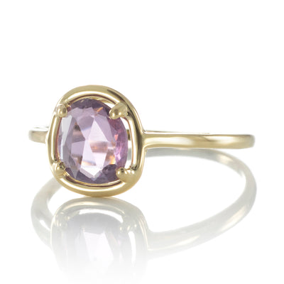 Ring Sapphire Petal - paarse saffier - Mini