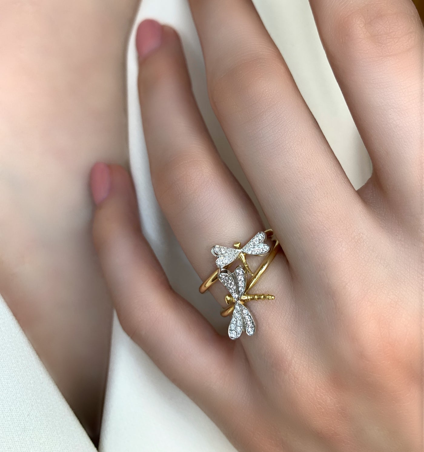 Dragonfly ring - 11 mm