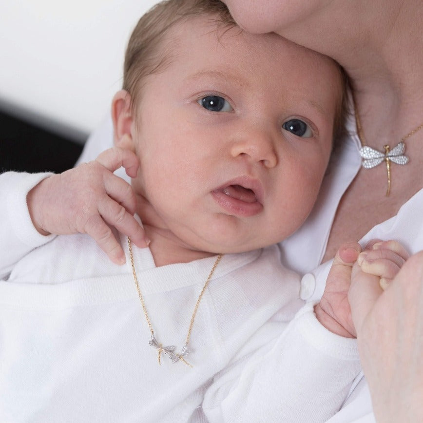 NIEUW! Maman & Fille" libellenketting