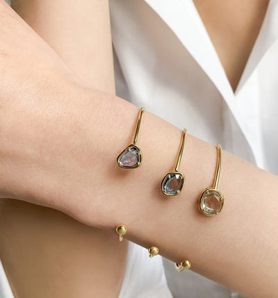 Bracelet Pétale de Saphir lilas