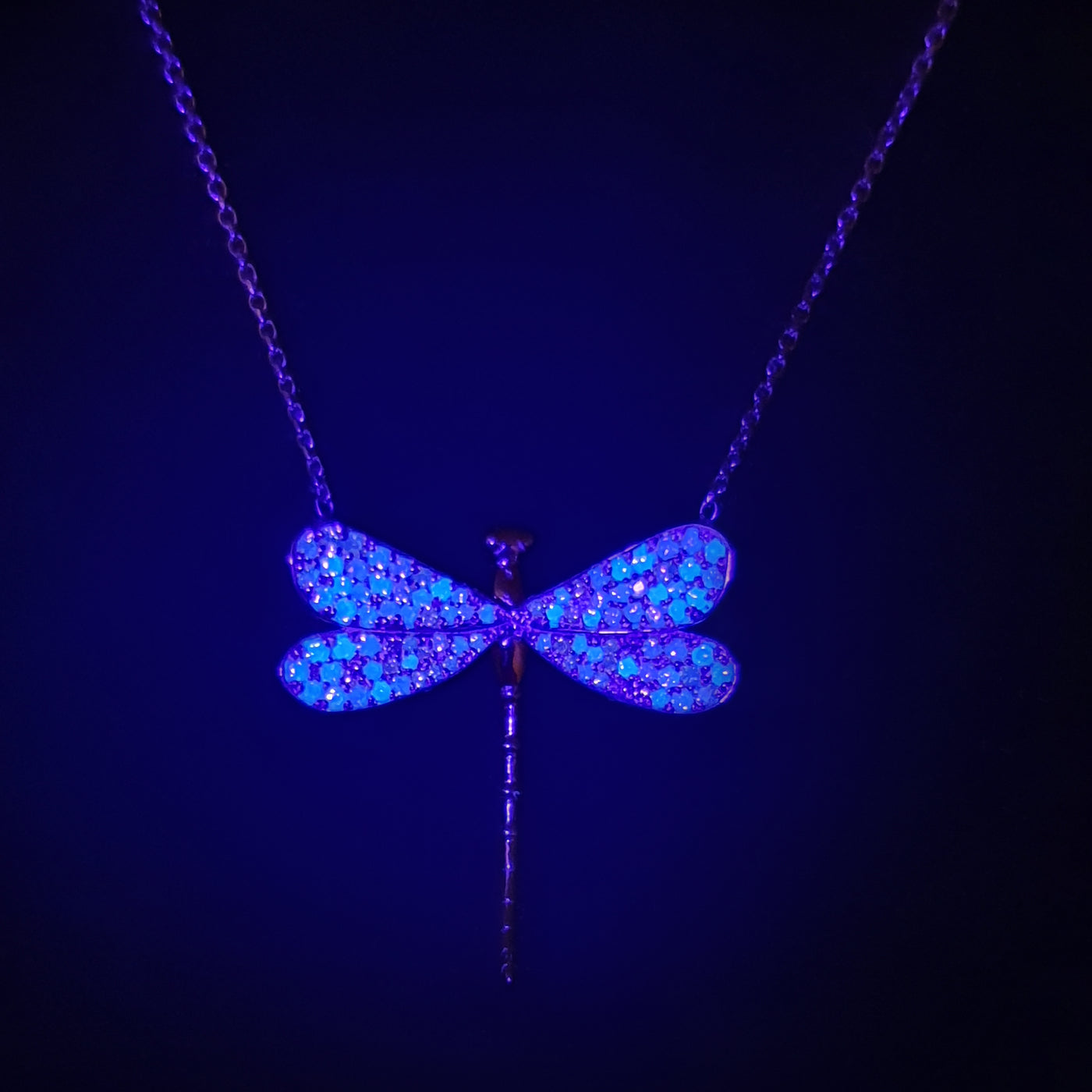 Collier grande libellule