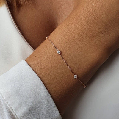 Bracelet Guillemette or rose