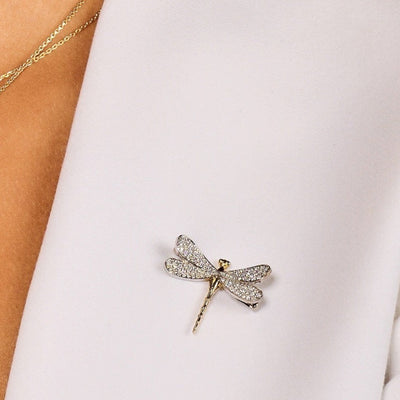 Broche grande libellule
