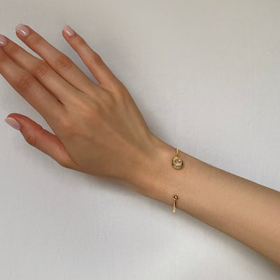 Bracelet Pétale de Saphir jaune