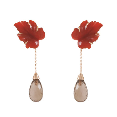 Boucles d'oreilles automne