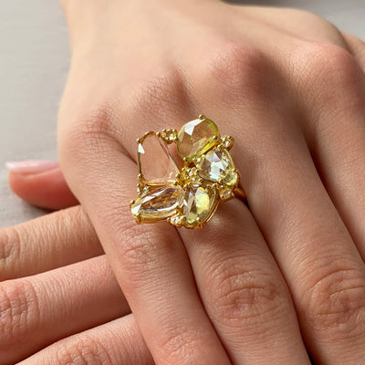 Bague Belle Marianne - Jaune Clair