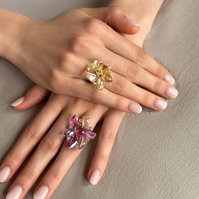 Bague Belle Marianne - Jaune Clair