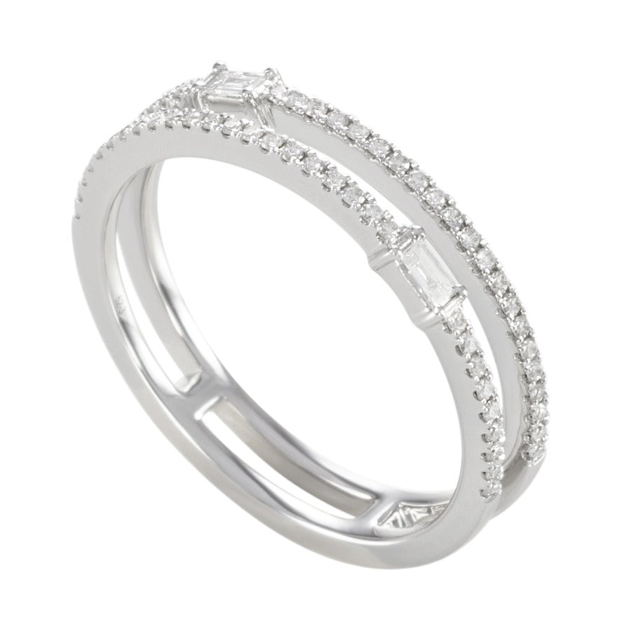 Bague Martine + baguettes