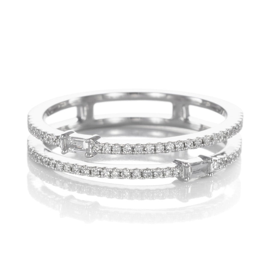 Bague Martine + baguettes