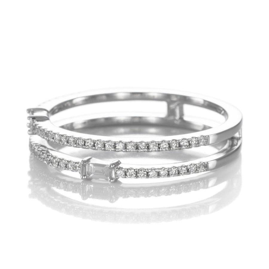 Bague Martine + baguettes