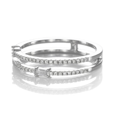 Bague Martine + baguettes