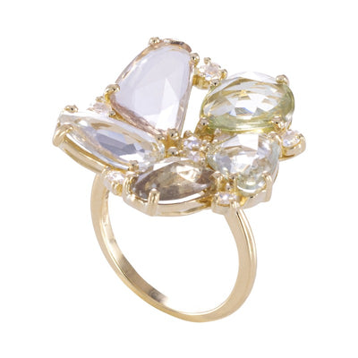 Bague Belle Marianne - Jaune Clair