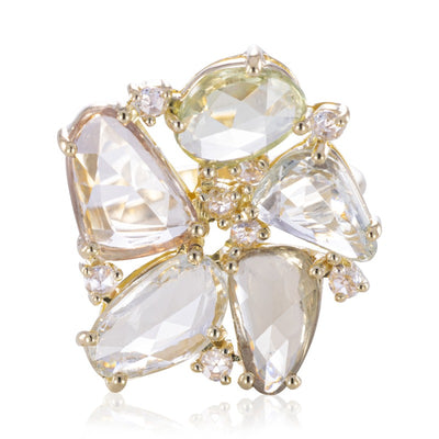 Bague Belle Marianne - Jaune Clair