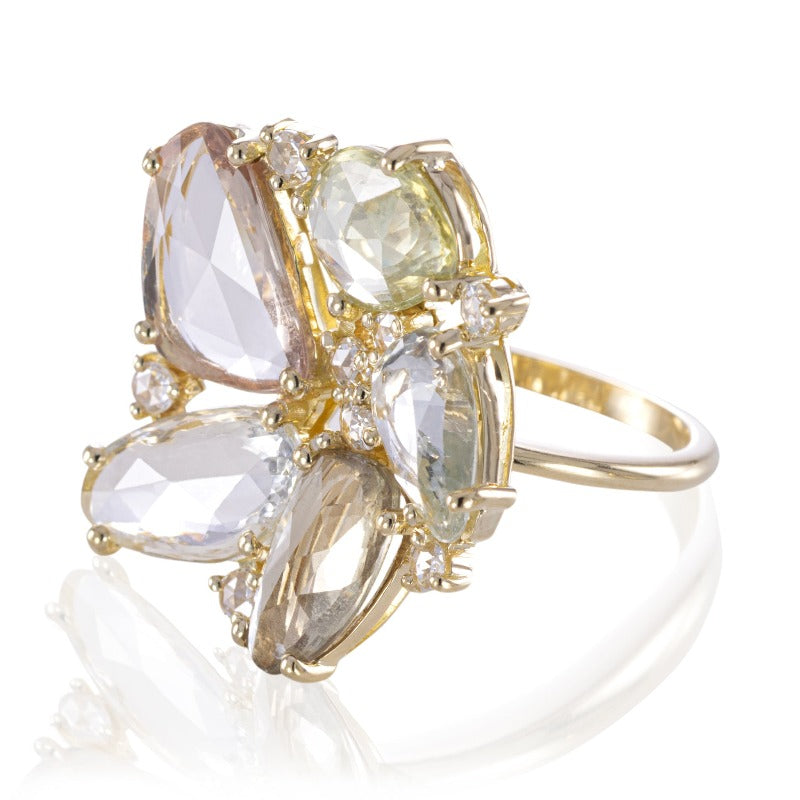 Bague Belle Marianne - Jaune Clair