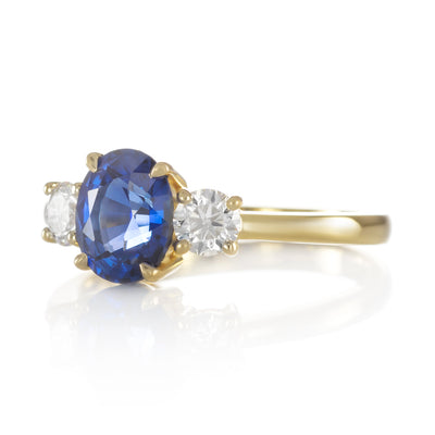 Bague Capucine Saphir bleu