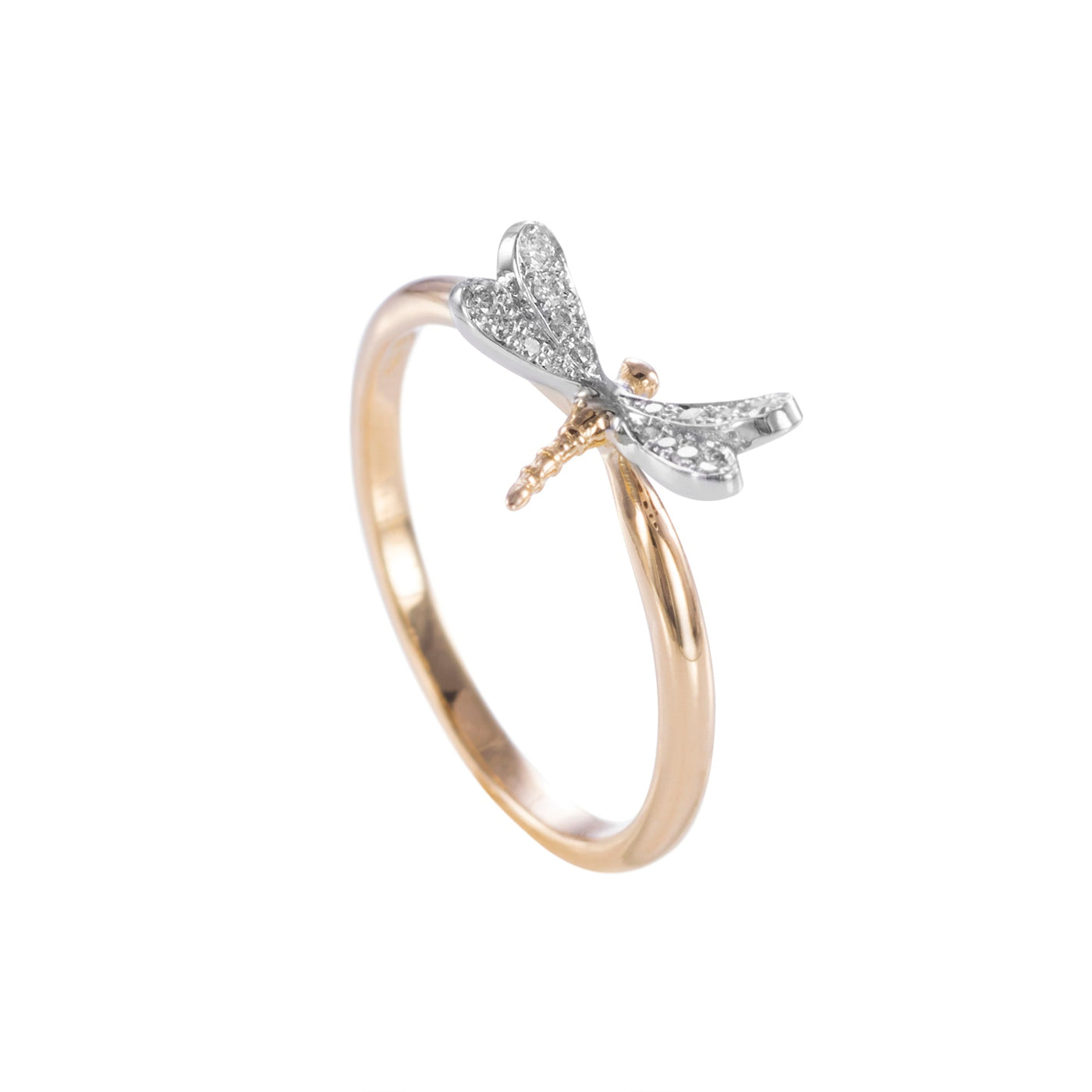 Bague libellule - 14 mm