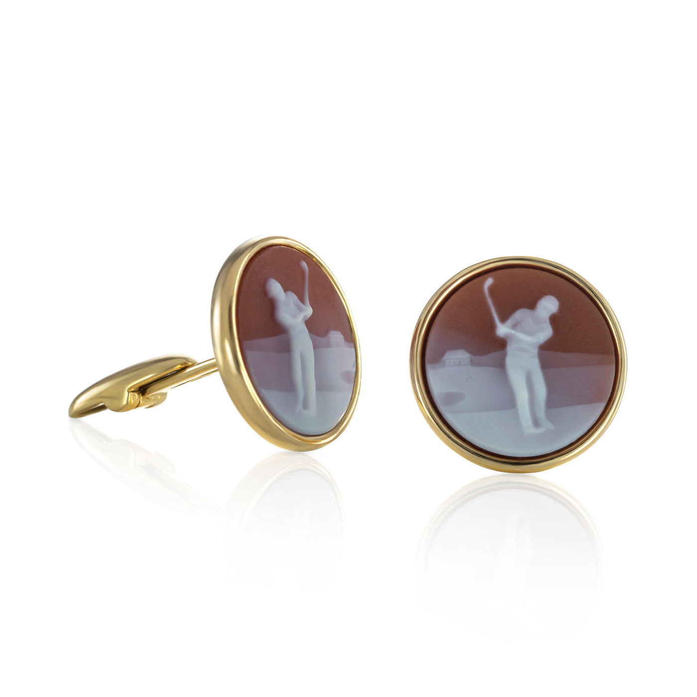 Boutons de Manchettes Antoine rouge