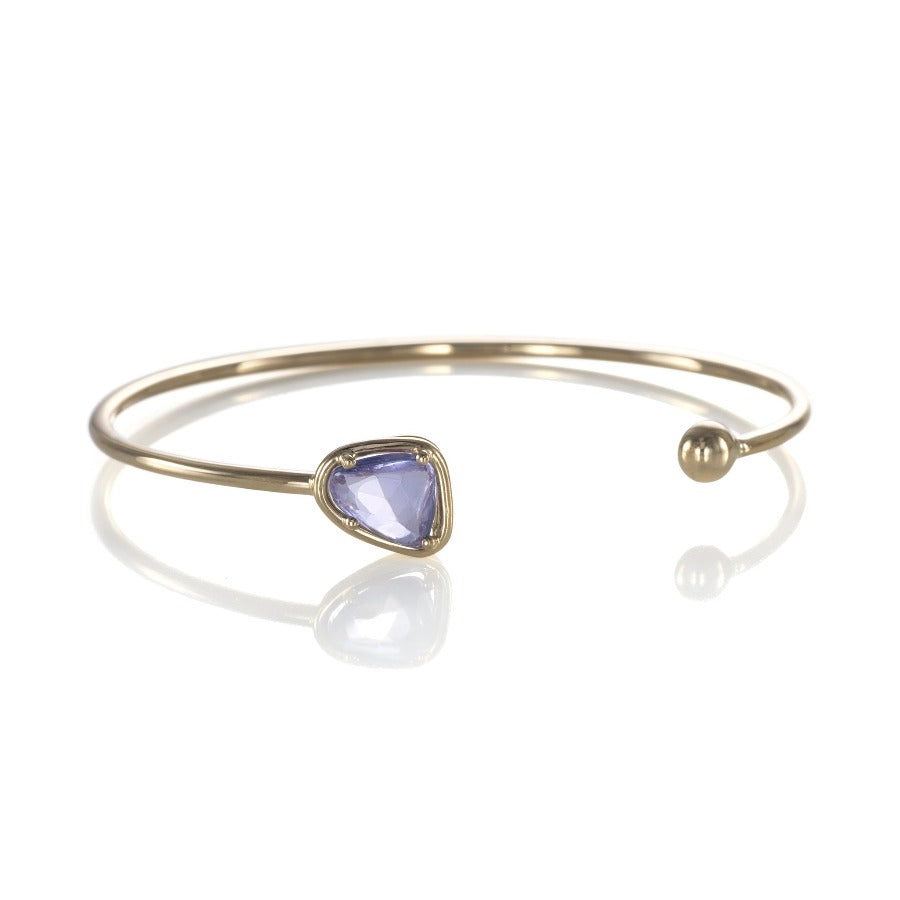 Bracelet Pétale de Saphir lilas