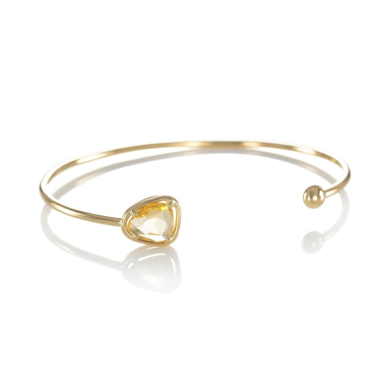 Bracelet Pétale de Saphir jaune